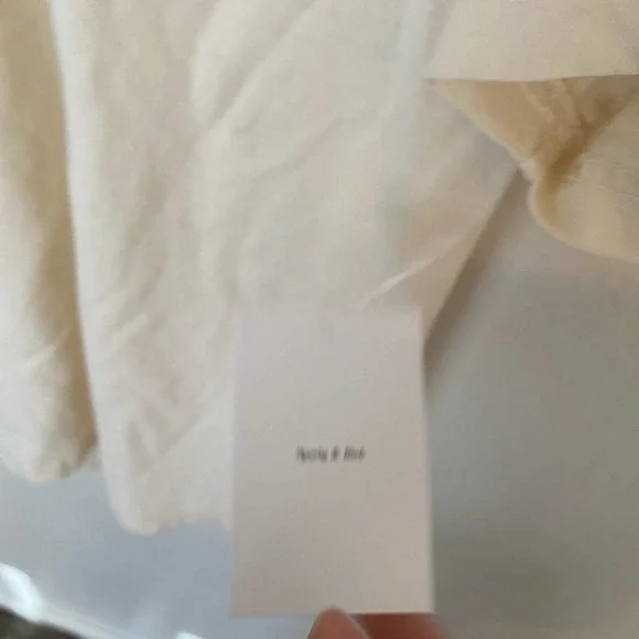 Sporty & Rich Athletic Club Tee Shirt Cream Size S - Picture 7 of 8